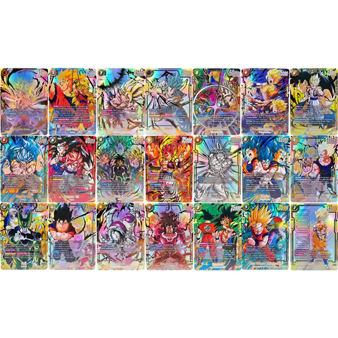 Dragon Ball Collection Cards Son Goku FB05-119 EN High Quality Shining Creativity Rare Holographic E