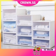 [💯SG STOCK] Storage Drawer/ Stackable/ Plastic Container Organizer 5L/13L/25L/34L/50L/75L Clothes Organization IKEA