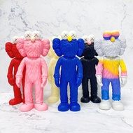 15-33cm KAWS Anime Figure XX Eyes Sesame Street Elmo Colors PVC Action Figures Model Doll Toys Car Room Desktop Decoration Birthday Gift For Friends