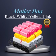 Poly Mailer / Courier Bag / Mailer Bag / Parcel Bag / Shipping Bag / Delivery Bag (Black/White/Yello
