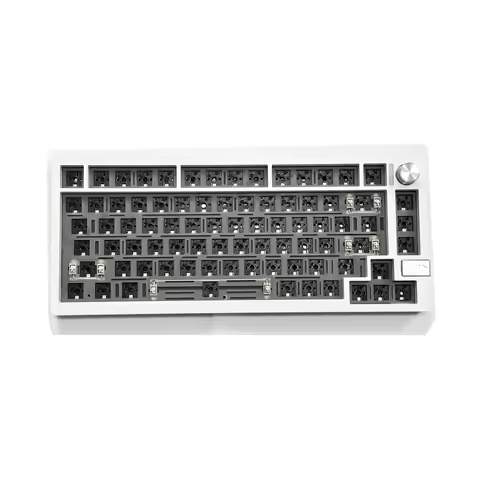 ZUOYA LMK81 3 Mode Mechanical Keyboard Kit Aluminum Wireless Gaming Keyboard 60% Bluetooth 2.4G RGB 