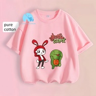 【Maizen Sisters】Tshirt For Kids Ready Stock Tshirt Budak 100% Cotton Premium Short Sleeve Crew Neck 