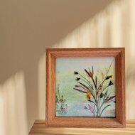 手作押花LED小夜燈 | 文創小夜燈 l 植物印記小夜燈