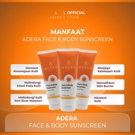 Adera Skincare Daily Face &amp; Body Sunscreen with UV Filter