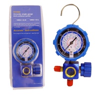 【YD】 Condition Gauge For R410A R22 R134a R404A Refrigerants Manifold Manometer 800psi/500psi with Visual Mirror