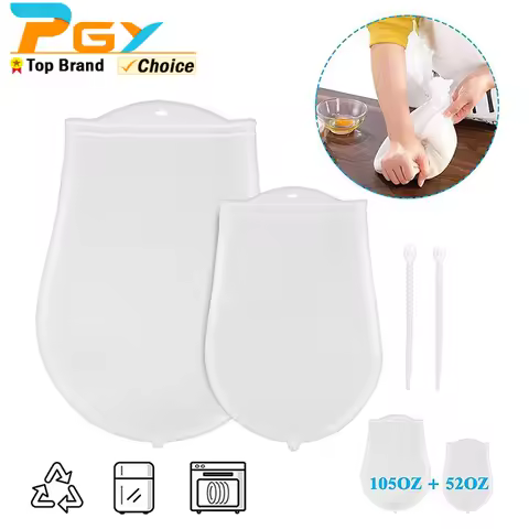 Magic Silicone Kneading Dough Bag Kitchen Flour Mixer Bag Versatile Dough Mixer for Bread Pastry Piz