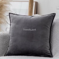 Suede sofa cushion cover 30x30 40x40 45x45 50x50 60x60 plain premium suede material cushion pillow s