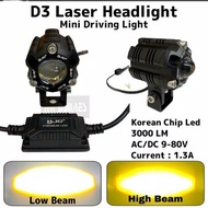 ( SV 28 ) (ORI HJG ) Lampu Tembak Laser Foglamp D3 HJG 30W 30 WAT SuperBright Hi LOo Lampu Tembak Mo