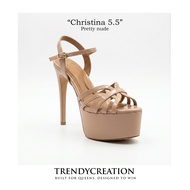 Platform high heels - TC Christina 5.5 inches pageant high heels - Premium Packaging + Dust bag