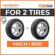 2pcs THUNDERER 185/60R15 MACH I R201 Car Tires