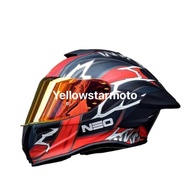 Spyder Neo Full-Face Helmet Ronin G Energy S1 Free Clear Visor