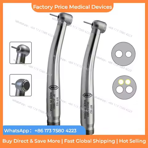 2026 Single Water Spray High Speed Handpiece Torque Head Air Turbine Push Botton Ceramic Bearing Max