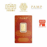 TURBO [5GM] PAMP Buddha 2026 Gold Bar 9999Gold