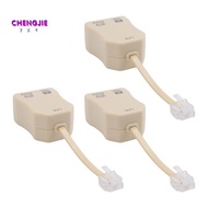 3Pcs DSL Filter Splitter ADSL Splitter for Phone Line Phone Jack Splitter In-Line DSL Filter Telepho