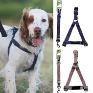 Pet Leash with Harness Lead Adjustable Nylon Traction Safety Rope Pet Dog Cat Harness Leash Set