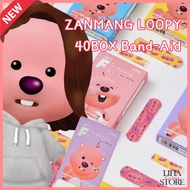 (40BOX)ZANMANG LOOPY Band First-Aid Waterproof Band-Aid Hemostatic Band-Aid Kids First-Aid Cute plas