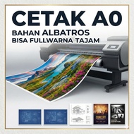 Large A0 Poster Printing, full color, Albatros material