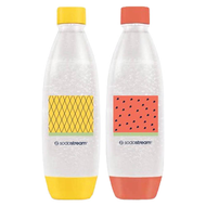 sodastream 水滴型專用水瓶 洗碗機適用 2瓶 熱帶水果 1L