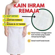 kain ihram budak lelaki 9-12 TAHUN KAIN IHRAM INSTANT SIAP GETAH KAIN IHRAM MUDAH UNTUK BUDAK BUDAK 