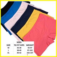 ☜ ◪ ▩ Womens Plain Boyleg panty/6pcs