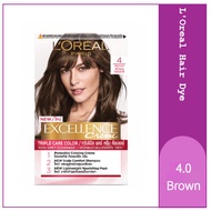 Loreal Paris Excellence Creme Hair Dye L'Oreal Hair Dye #4 Brown