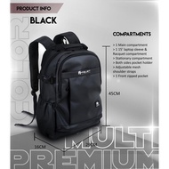 FELET NEW Multi Premium Back Pack 1.0 - 100% Original from FLEET beg raket Badminton Bagpack  Racket
