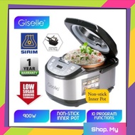 Giselle 10 in 1 Multifunctional Rice Cooker with Timer (5L) KEA0153