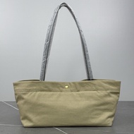 THE ROW Ladies Canvas with Leather IDAHO Series Simple Commuter Shoulder Handbag Underarm Bag Tote B