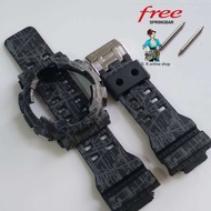 G-SHOCK GA100/GA110/GA120/GD100/GD110/GD12 G-SHOCK REPLACEMENT STRAP WITH BEZEL SET MATTE COLOR