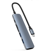 Cổng Chuyển HyperDrive Bar 6IN1 For Macbook/Surface/PC/iPhone 15 - HD22E