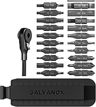 Galvanox 22PC Accessories Set, Compatible with Leatherman Multi-Tools [59HRC] Hardened Double-Sided 