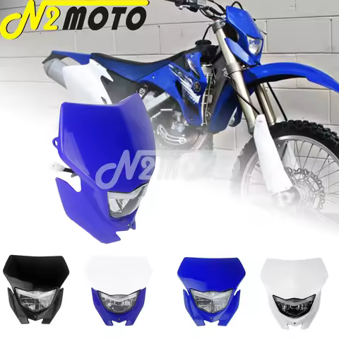 Motorcycle H4 Headlight For Yamaha WR250 WR450 TTR WR Enduro Supermoto Dirt Bike Motocross Headlight