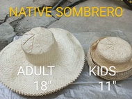 BURI HAT NATIVE FARMERS SOMBRERO SALAKOT | ADULT & KIDS HATS