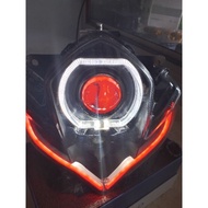 COSTUM REFLEKTOR SATRIA FU BARONG/ LAMPU FU BARONG/ HEADLEMP SATRIA FU BARONG ISI BILED ALA ALA