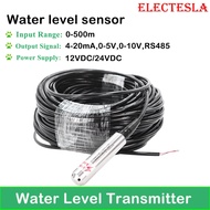 Water Level Transmitter Analog Signal Converter 1m 3m 5m Liquid Water Level Sensor 4-20mA 0-5V 10V R