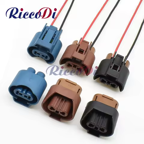 2 Pin Automobile Female Wiring Connector For Toyota Corolla 9006 Low Beam/Golf 6 Fog Lamp Plug DJ702