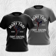 T shirt muay thai baju muay thai T-shirt lengan pendek baju lelaki dan perempuan