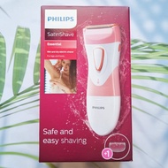 ฟิลิปส์ เครื่องโกนขนไฟฟ้า สำหรับผู้หญิง SatinShave Essential Wet and Dry Electric Shaver for Legs and Body Model HP6306/50 (Philips®)