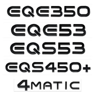 Black Silver Trunk Letters for Mercedes Benz New Energy EQA260 EQB300 EQC350 EQS450+ EQE350 EQE53 EQ