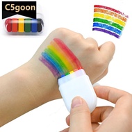 C5GOON World Cup 6-color Rainbow Face Color Human Body Painting Facial Paint Halloween Fans Holiday 