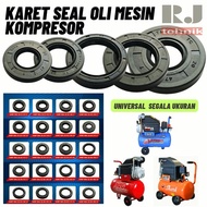 Karet Seal Oli Mesin Komrpesor Sil Oli Compressor Oil Seal 3/4HP - 15HP Lakoni Shark