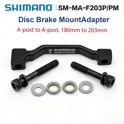 SHIMANO SM-MA- F180P/P2 SM-MA- F203P/PM Disc Brake Adapter, Direct Mount Type,Post Mount to Post Mou