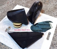 กระจกspoon มีสำหรับรถหลายรุ่น เคฟล่าแท้ ดำงานดิบ ฟิล์มคารบ้อน เลนส์ฟ้าตัดแสง ราคาต่อคู้