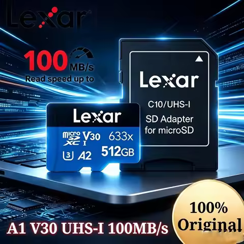 Lexar 633X Memory Card 32GB 64GB 128GB Micro SD Card Class 10 Flash Cards SDHC/SDXC UHS-I Blue TF Ca