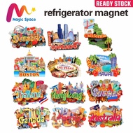 **[In Stock] Australia, Denmark, Russia, Canada, USA, Thailand & China Wooden Magnetic Fridge Magnet