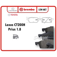 Brembo Rear Brake Pad - Lexus CT200H | Toyota Prius 1.8