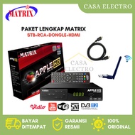cod MATRIX Set Top Box TV Digital Matrix Burger Hijau DVBT2 Matrix Apel Kuning / Set Box TV Digital 