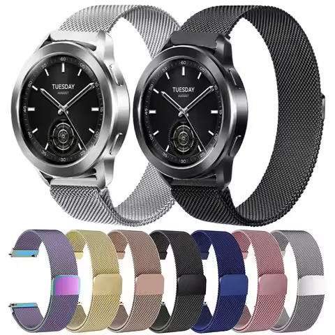 22mm Metal Strap For Xiaomi Watch S3 Watchband For Xiaomi Watch S1 S2 42 46MM Milanese Loop Mi watch