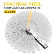 32 Piece Feeler Gauge Portable Durable Various Specifications Arc Stainless Steel Feeler Gauge Gap G