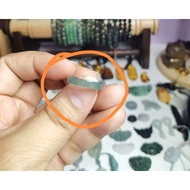 16mm Bluewater Flat Bangle Ring Jadeite Jade Type A